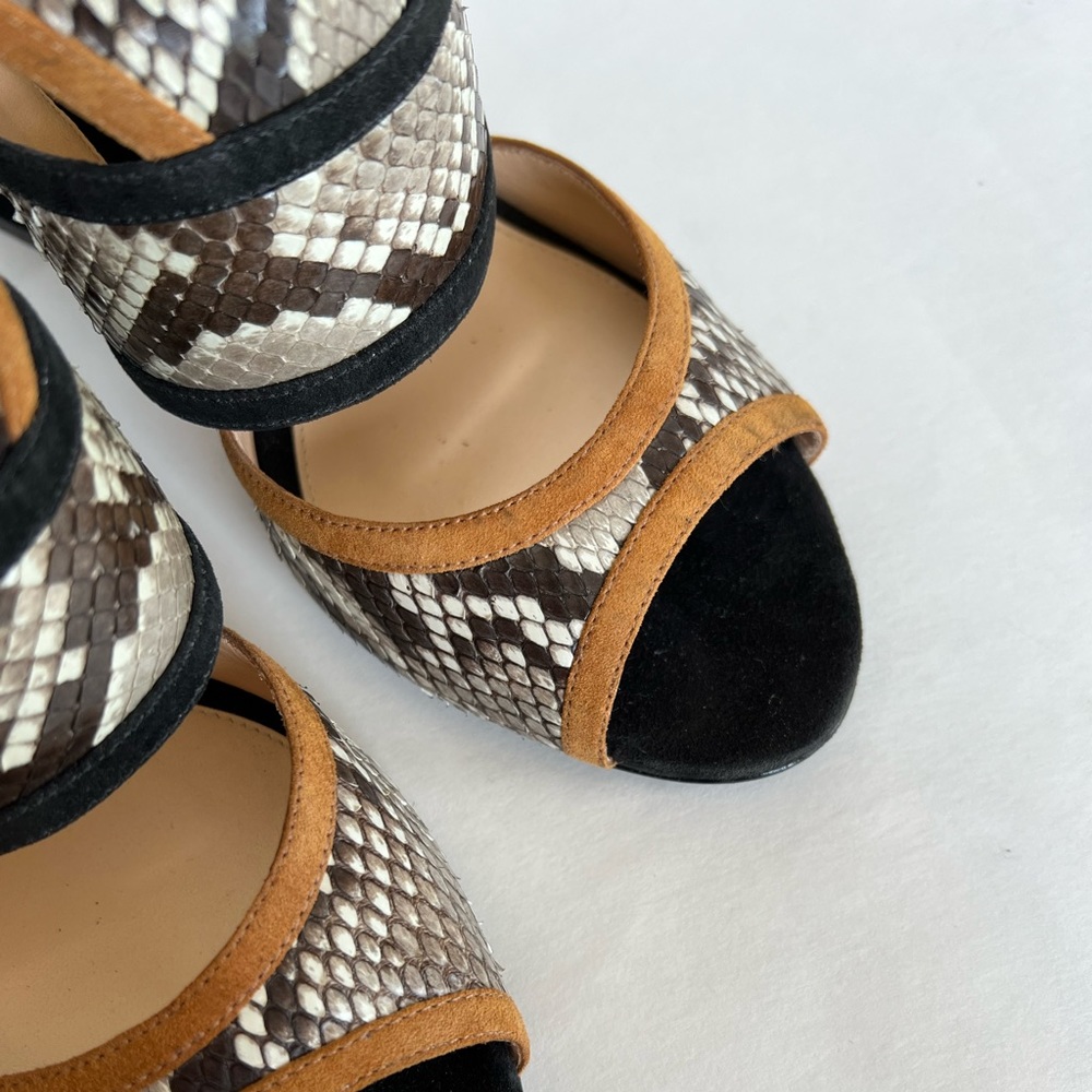 Alexandre Birman Python Sandals - image 7